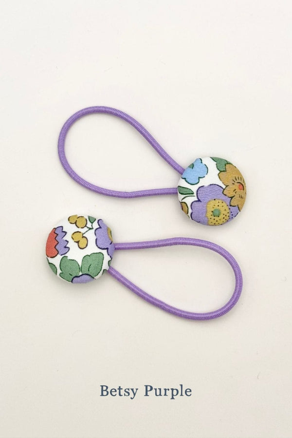 Magnificent Stanley Liberty Print Hair Bobble elastics betsy purple