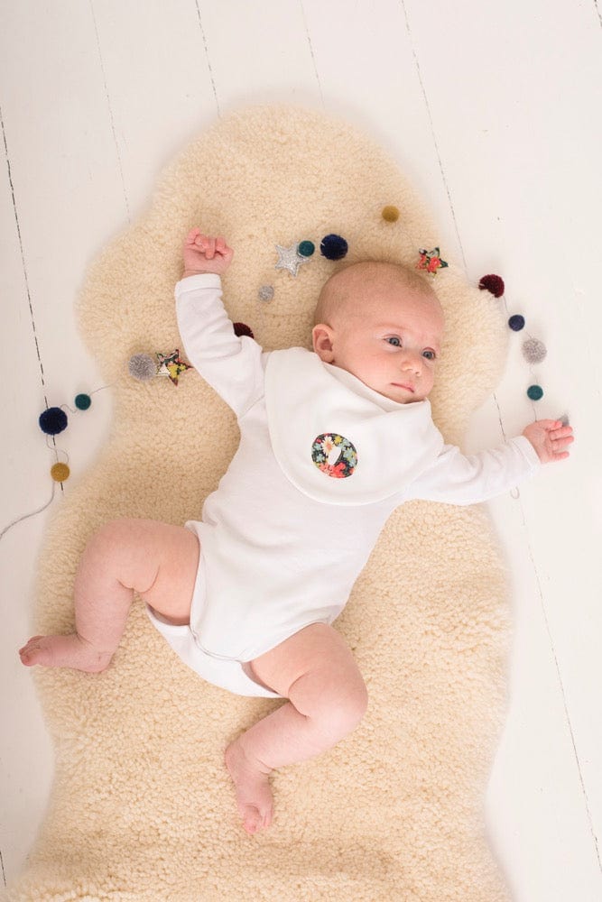 Magnificent Stanley Bib Personalised Cotton Bandana Bib with Liberty print