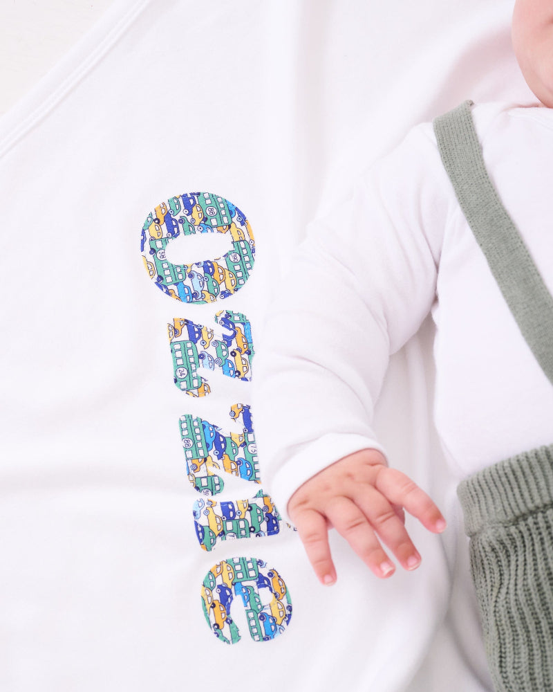 Magnificent Stanley Blanket Liberty Print Name Cotton Baby Blanket