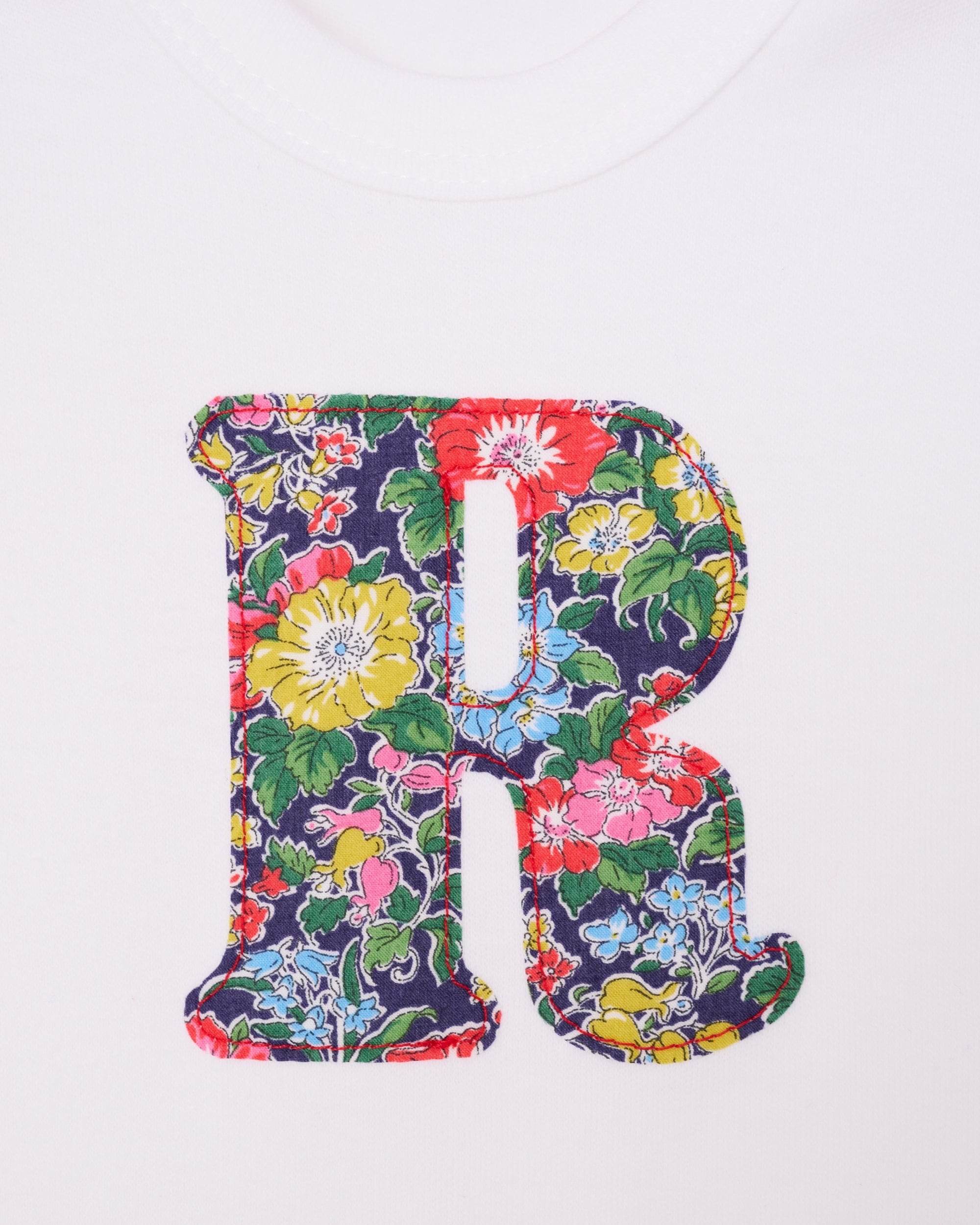 Magnificent Stanley Bodysuit Personalised Bodysuit in Clare Rich Liberty Print