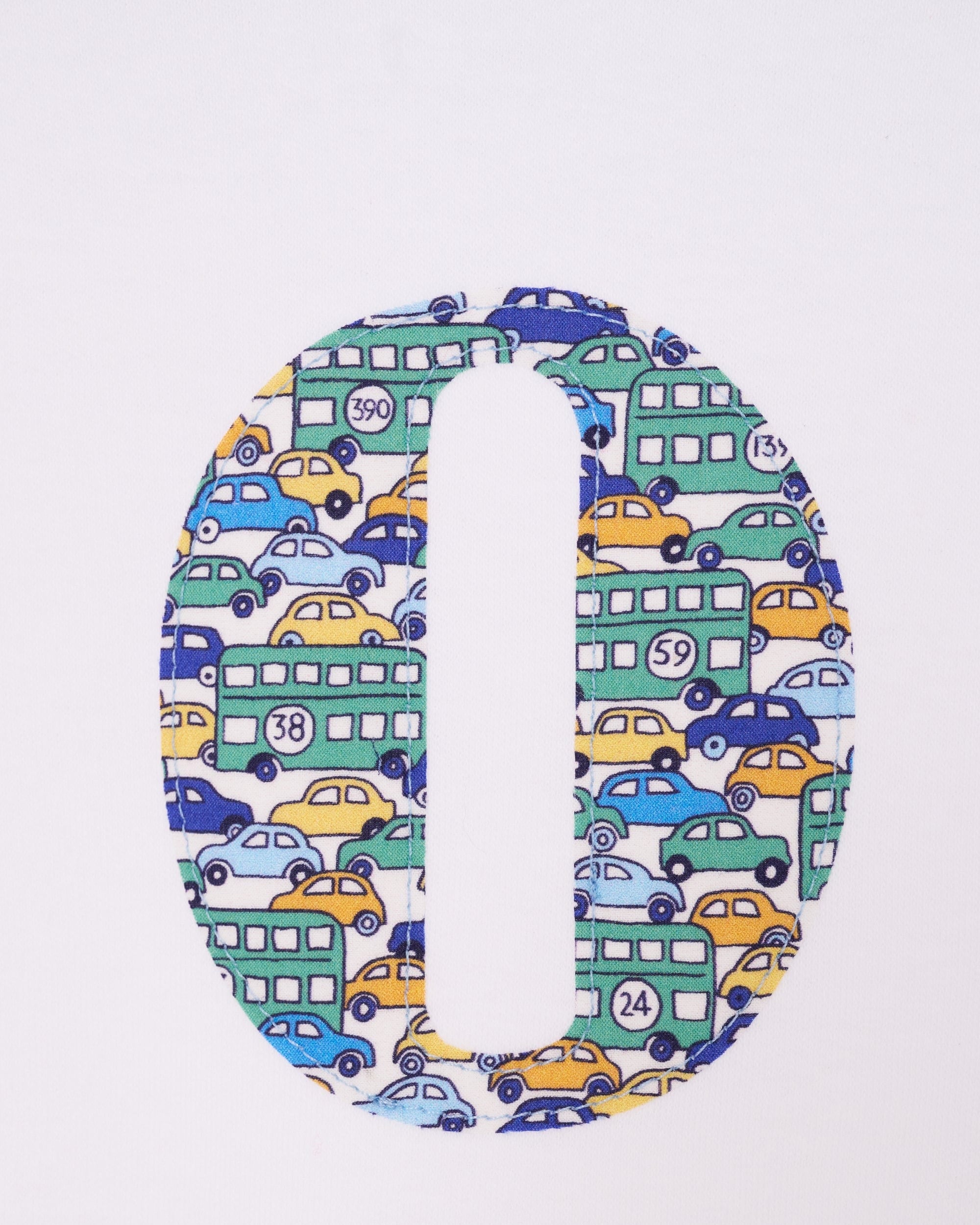 Magnificent Stanley Bodysuit Personalised Bodysuit in Hop On Hop Off Liberty Print