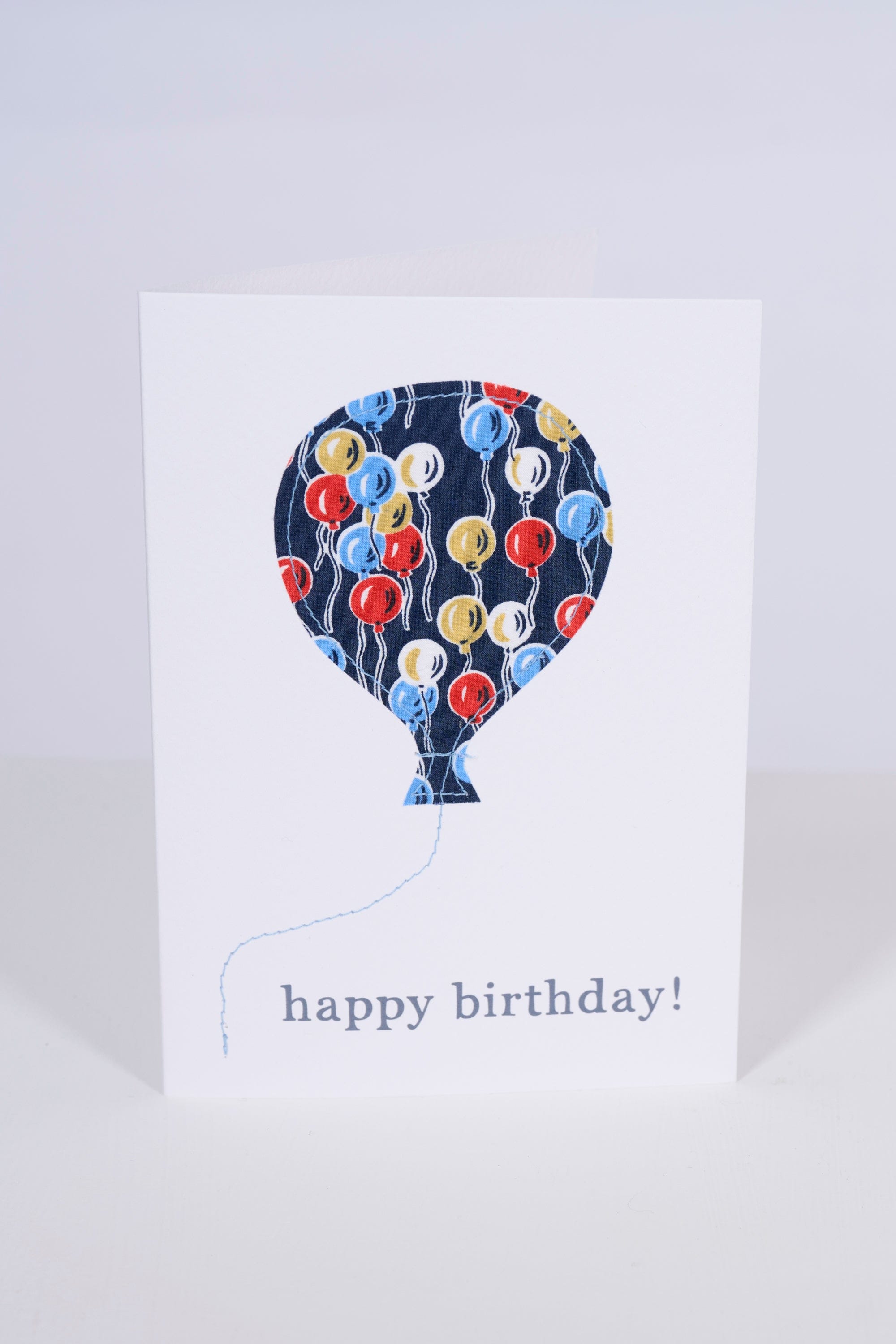 Magnificent Stanley Liberty Print Balloon Birthday Card