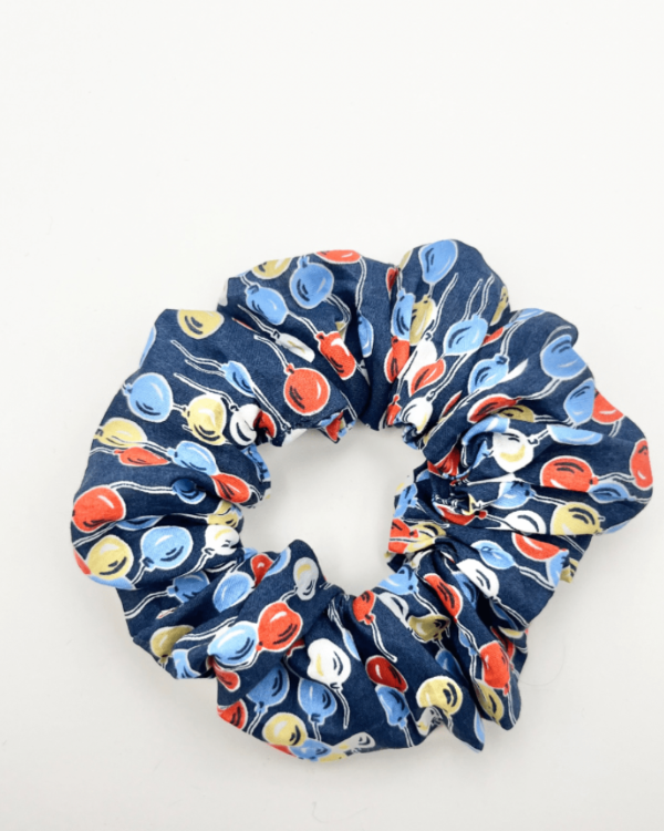 Magnificent Stanley Liberty Print Scrunchie Ethan's Party balloon print.