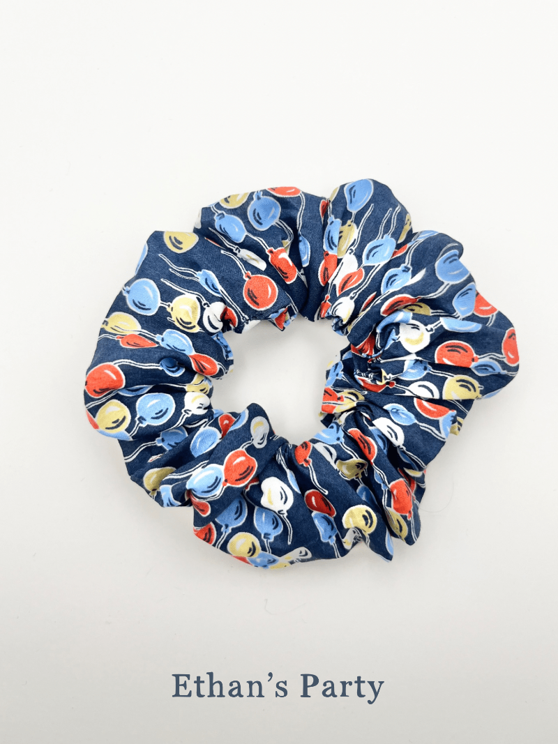 Magnificent Stanley Liberty Print Scrunchie Ethan's Party balloon print.