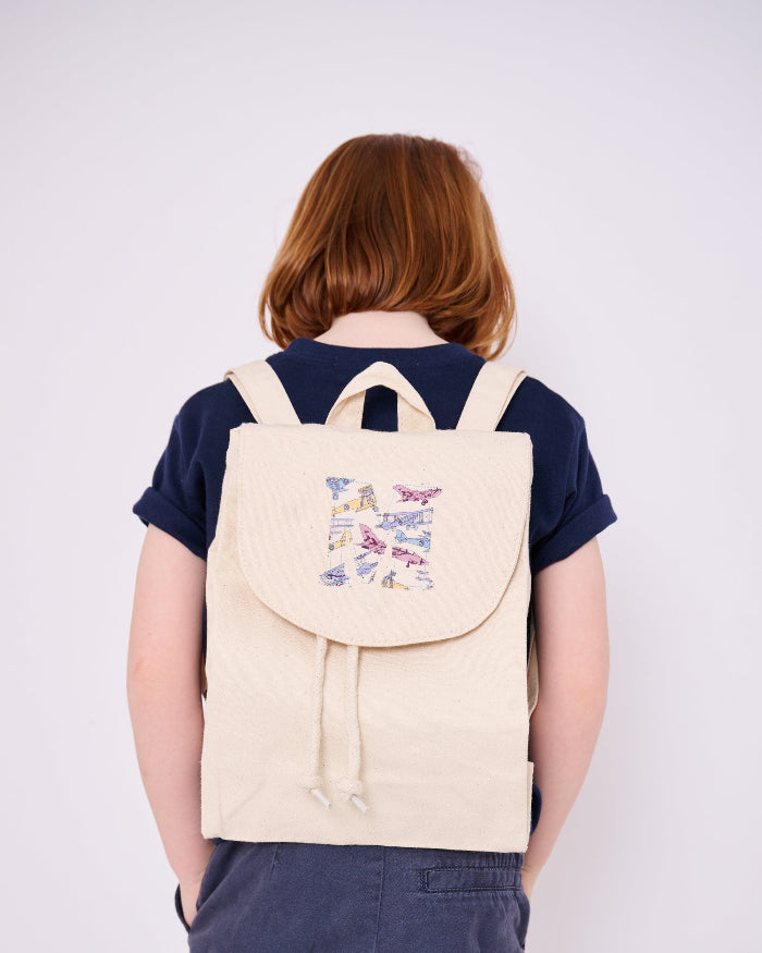 Magnificent Stanley Personalised Liberty Print Children's Rucksack