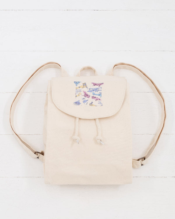 Magnificent Stanley Personalised Liberty Print Children's Rucksack