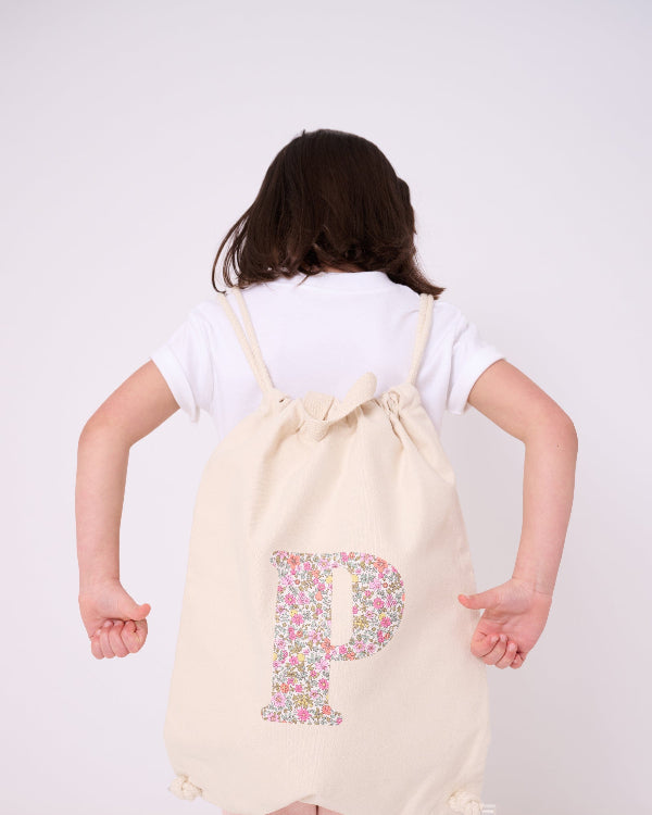 Magnificent Stanley Personalised Liberty Print Drawstring Backpack