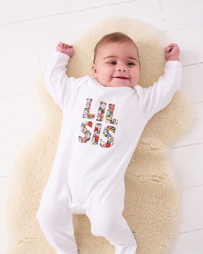 Magnificent Stanley Romper LIL' SIS Cotton Romper in Choice of Liberty print