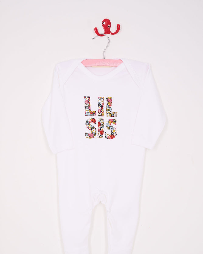 Magnificent Stanley Romper LIL' SIS Cotton Romper in Choice of Liberty print