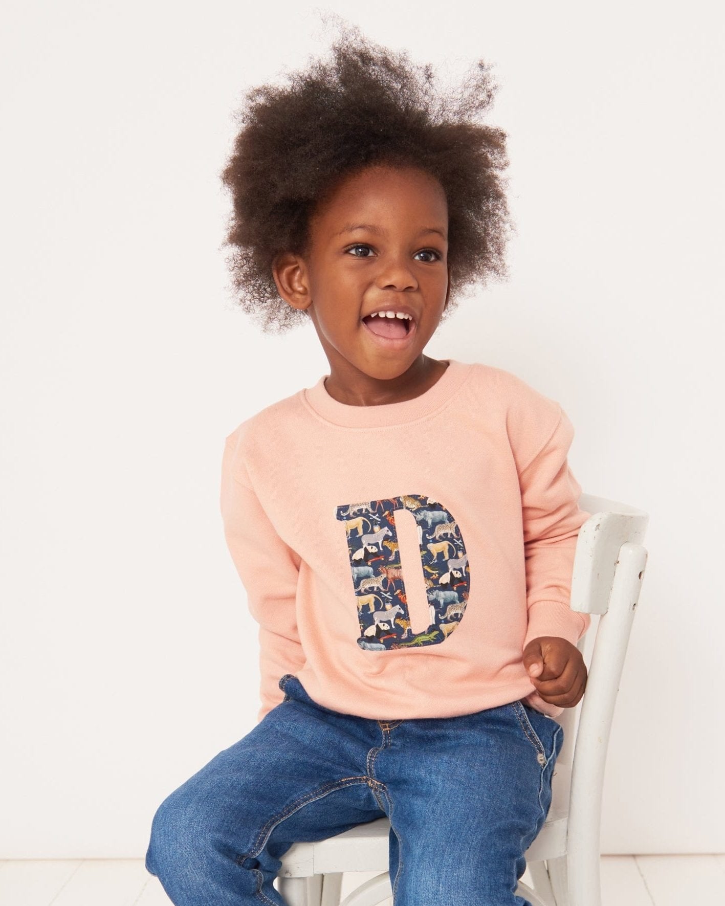 Magnificent Stanley sweatshirt Create Your Own Dusty Pink Sweatshirt in Choice of Liberty Print