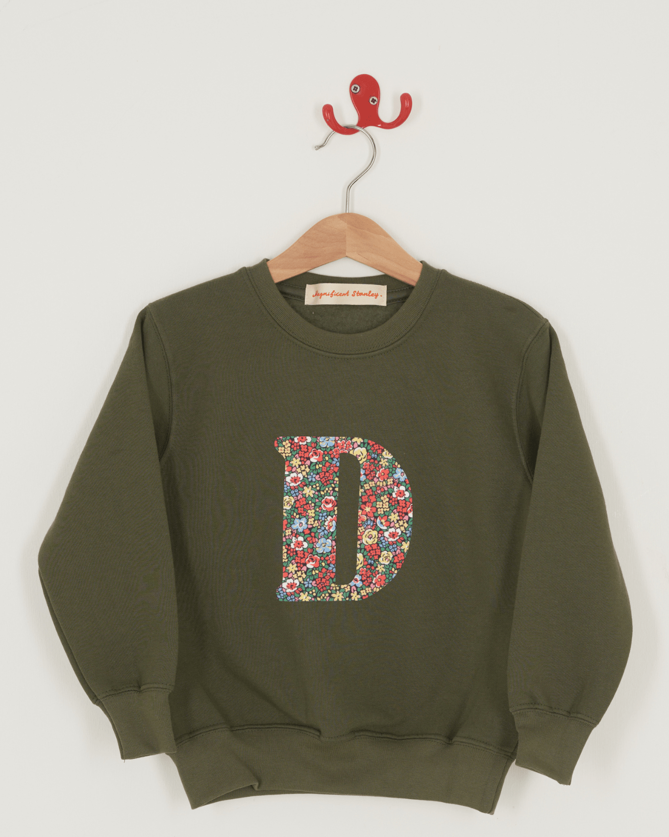 Magnificent Stanley sweatshirt Create Your Own Khaki Sweatshirt in Choice of Liberty Print