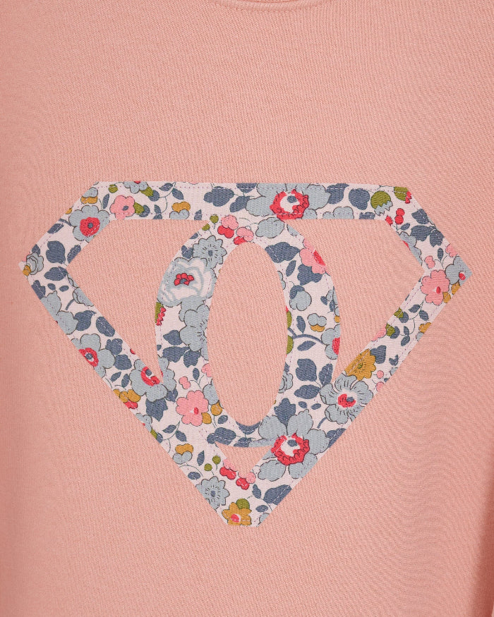 Magnificent Stanley sweatshirt Superhero Pink Sweatshirt in Choice of Liberty Print