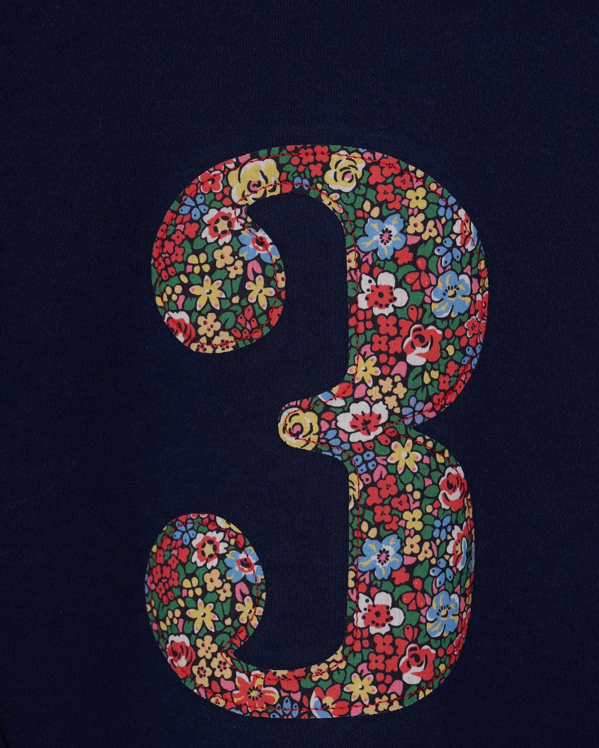 Magnificent Stanley Tee Number Navy T-Shirt in Emma Louise Liberty Print