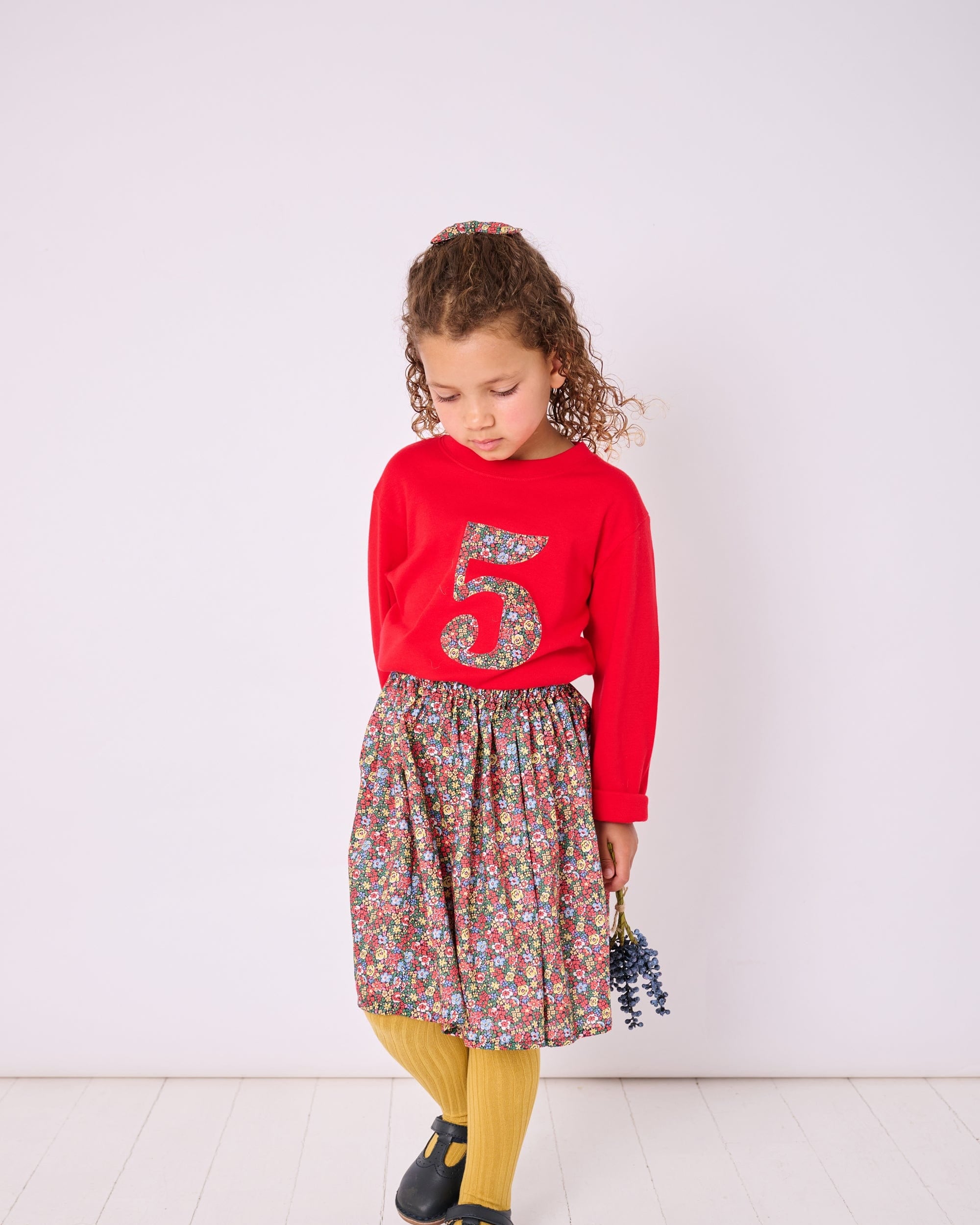 Magnificent Stanley Tee Number Red T-Shirt in Emma Louise Liberty Print