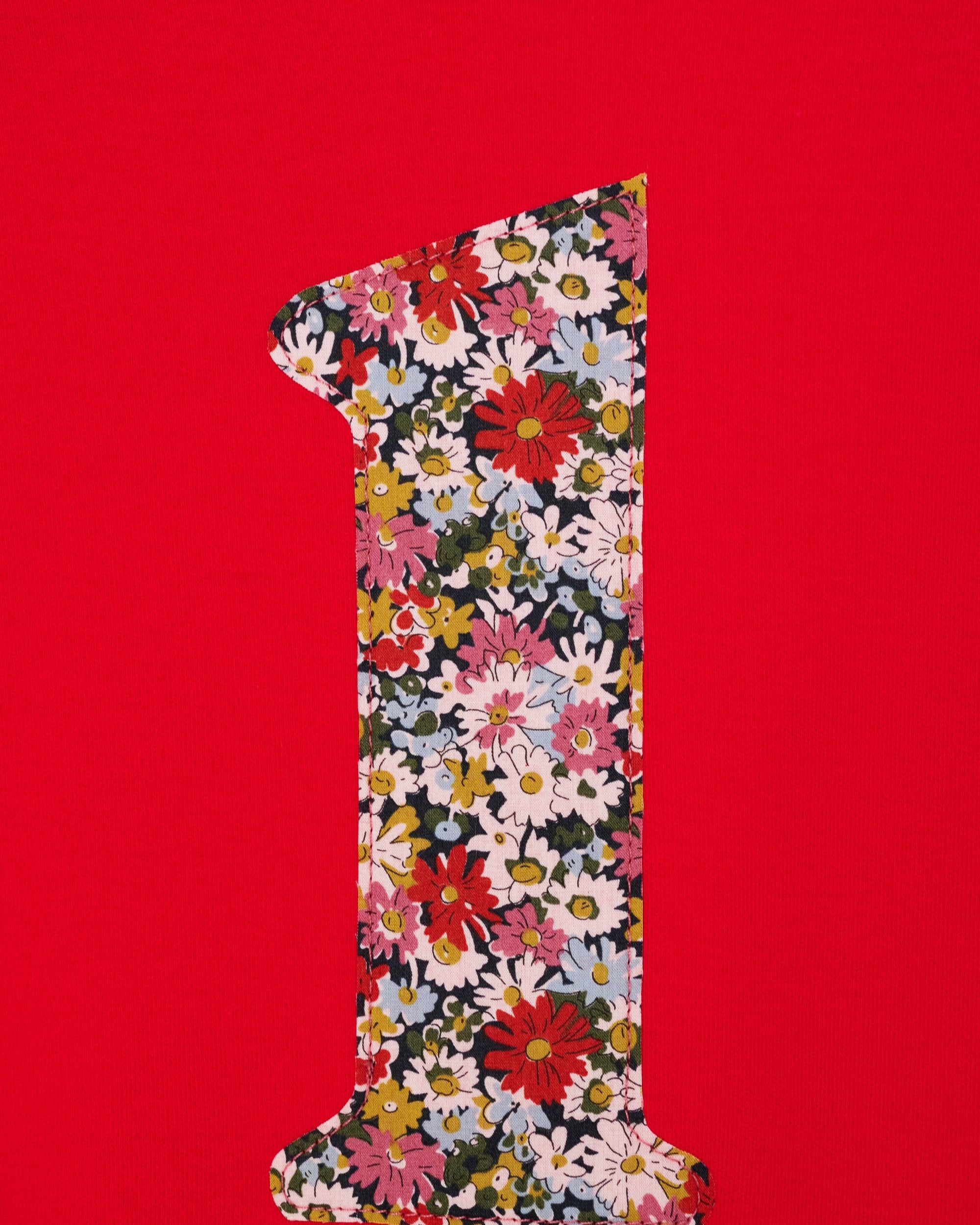 Magnificent Stanley Tee Number Red T-Shirt in Libby Liberty Print