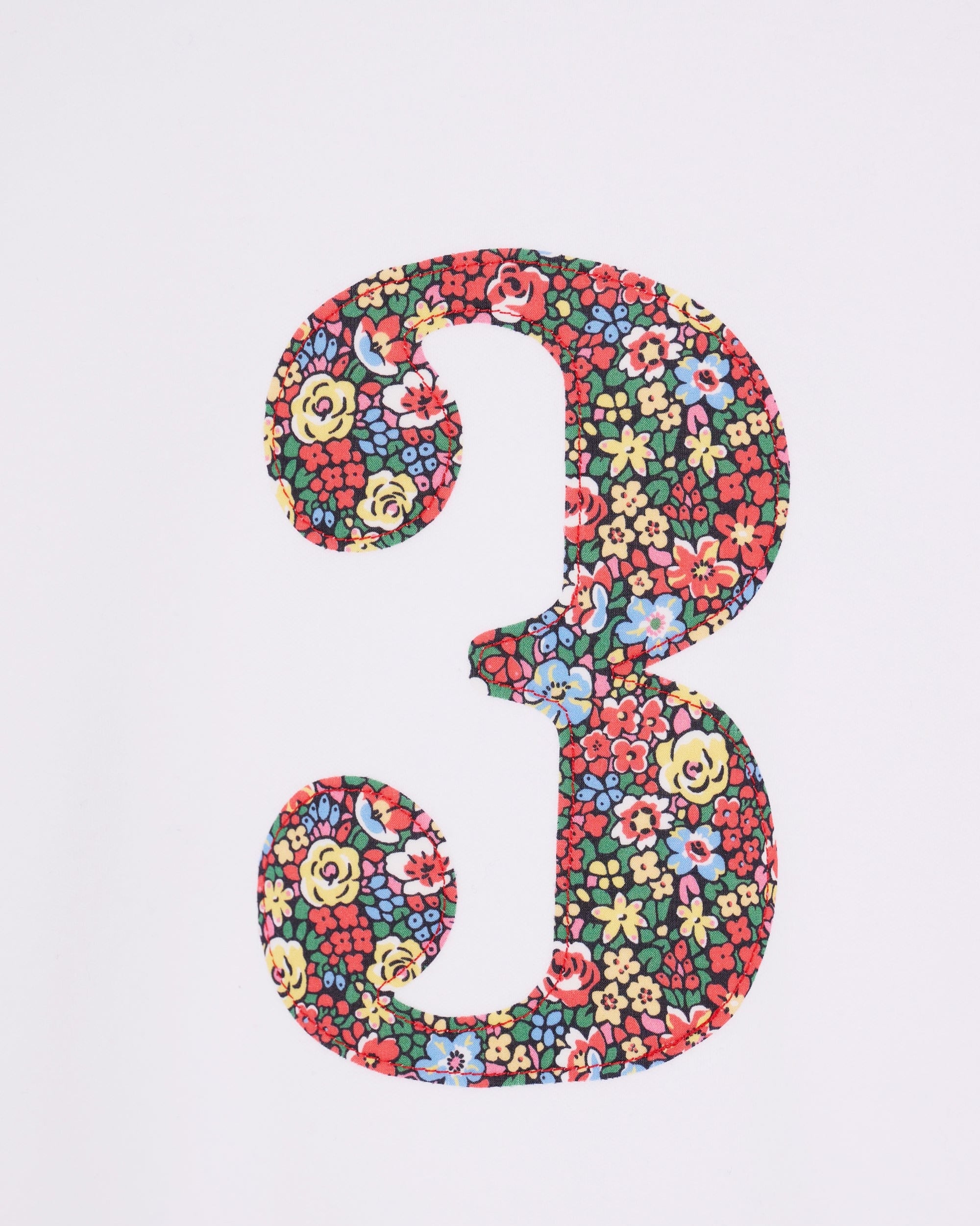 Magnificent Stanley Tee Number White T-Shirt in Emma Louise Liberty Print