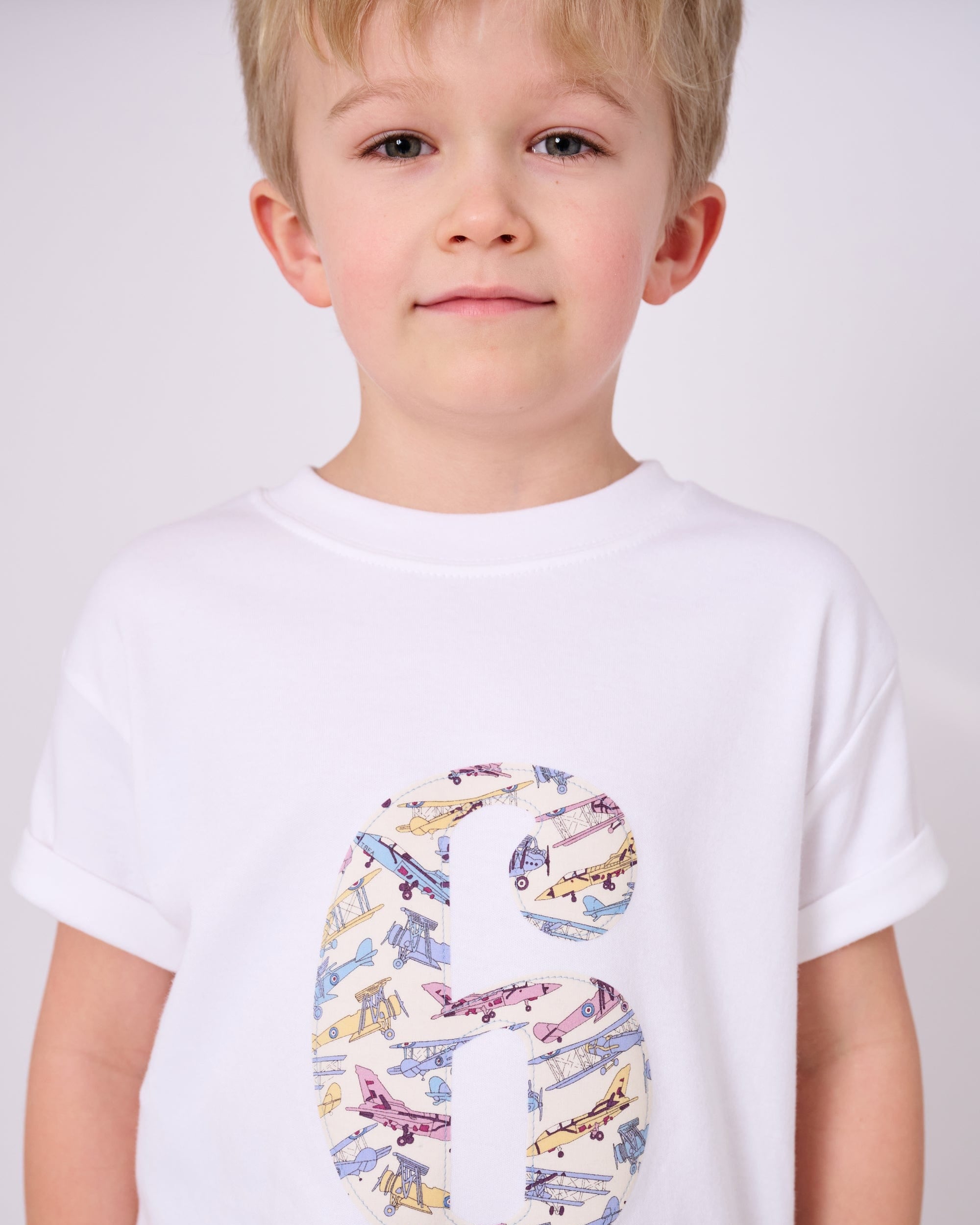 Magnificent Stanley Tee Number White T-Shirt in Tom's Jet Liberty Print