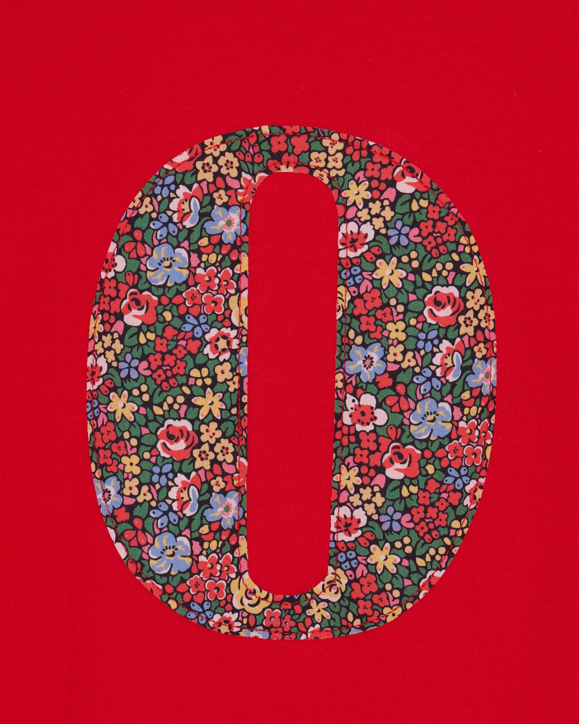 Magnificent Stanley Tee Personalised Red T-Shirt in Emma Louise Liberty Print