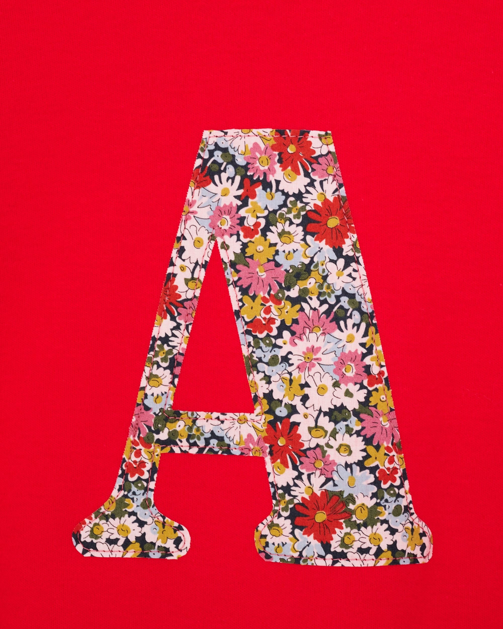 Magnificent Stanley Tee Personalised Red T-Shirt in Libby Liberty Print