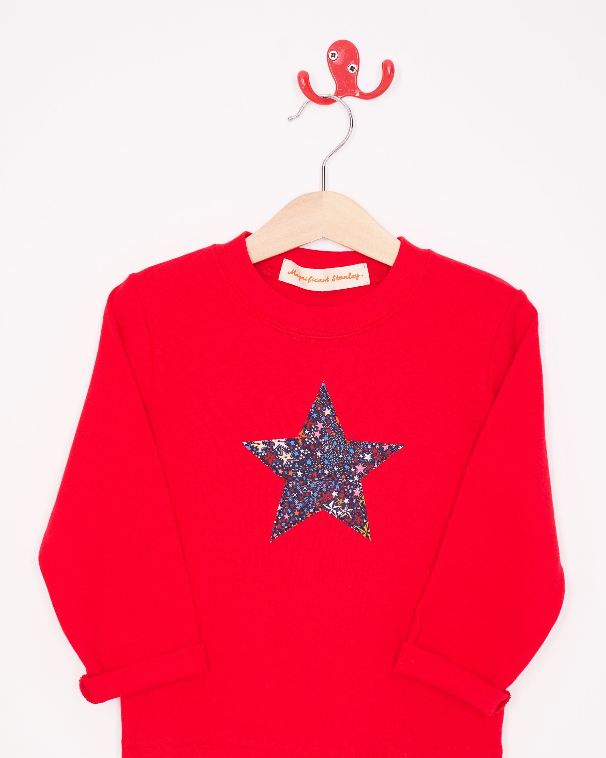 Magnificent Stanley Tee Red Star T-Shirt in Adelajda's Wish Liberty Print