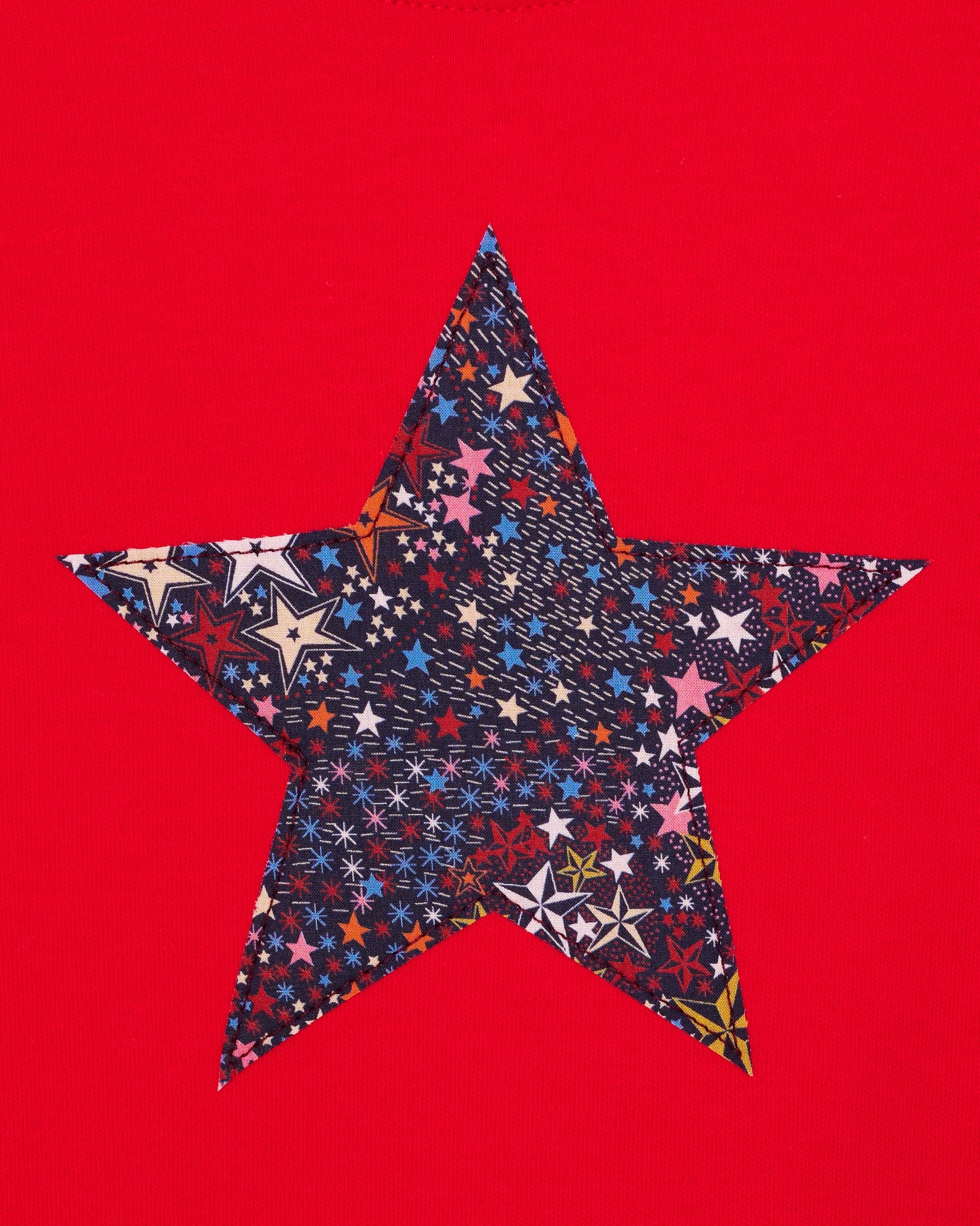 Magnificent Stanley Tee Red Star T-Shirt in Adelajda's Wish Liberty Print