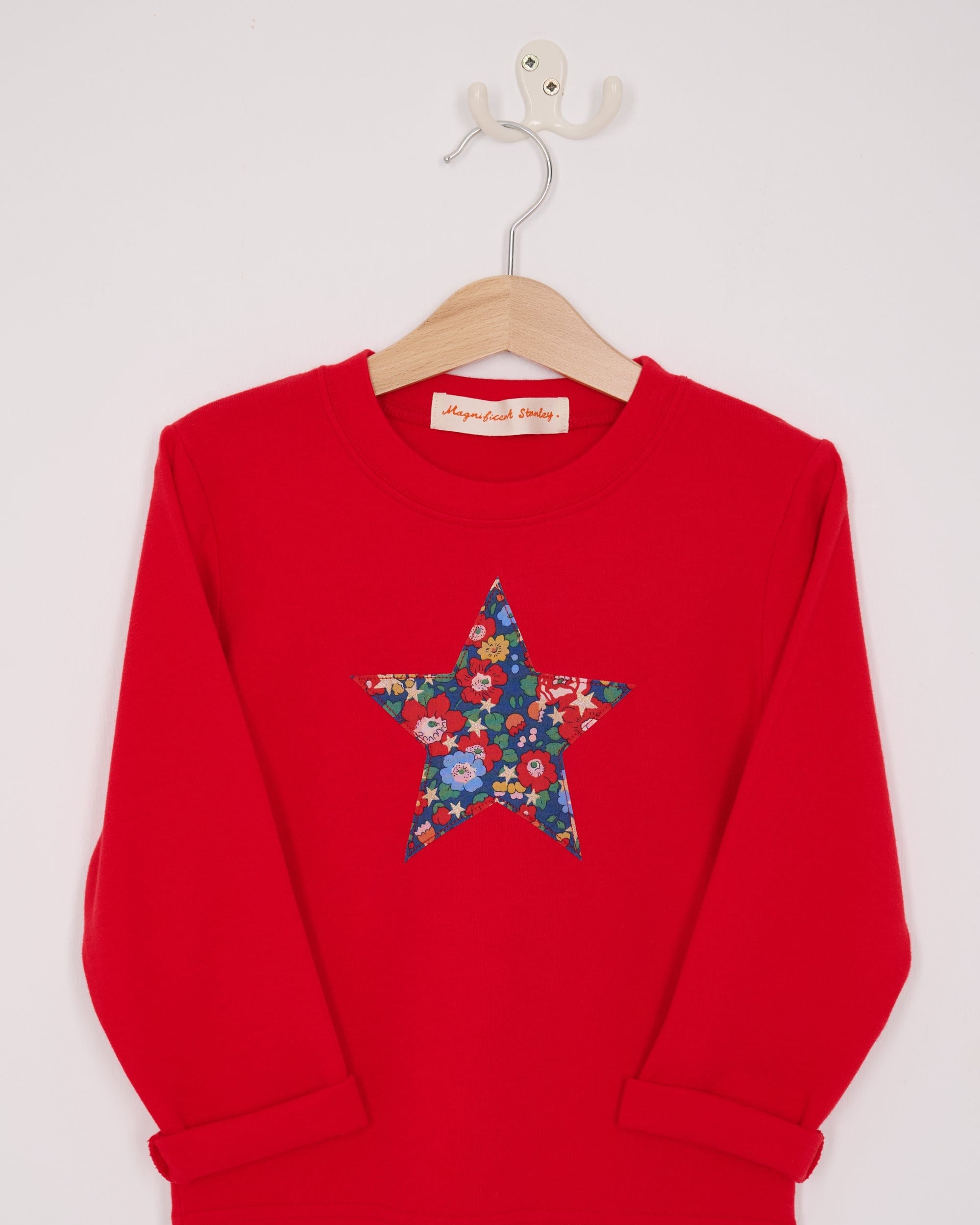 Magnificent Stanley Tee Red Star T-Shirt in Betsy Star Print
