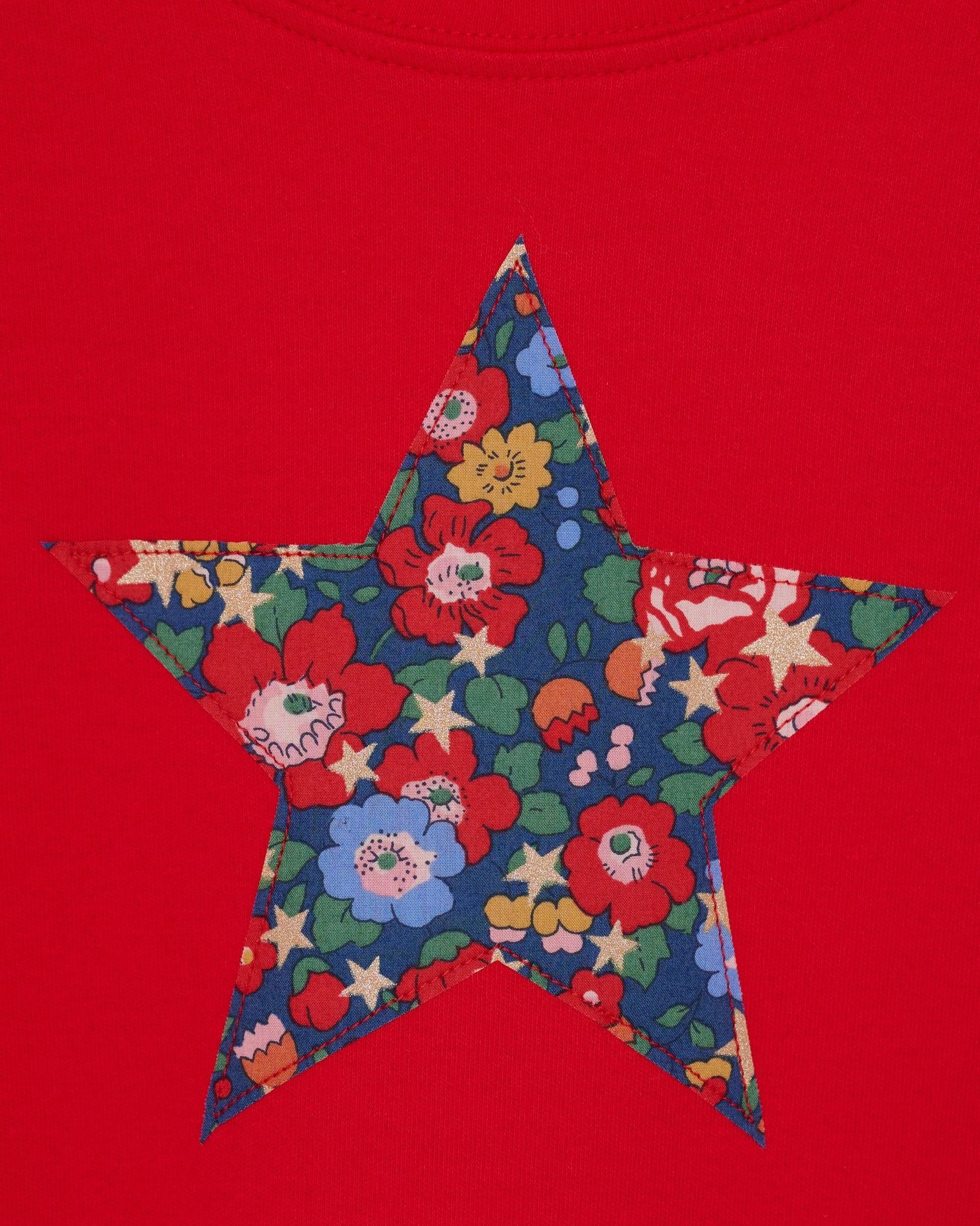 Magnificent Stanley Tee Red Star T-Shirt in Betsy Star Print