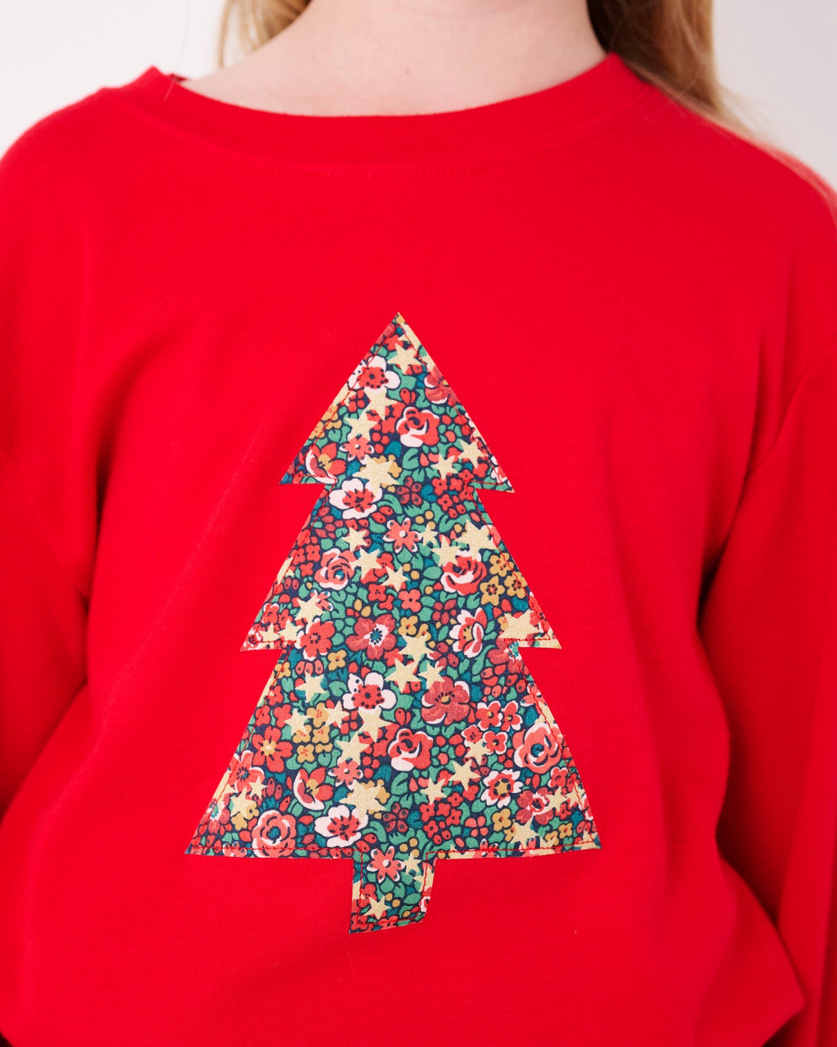 Magnificent Stanley Tee Red Tree T-Shirt in Emma Etoile Liberty Print