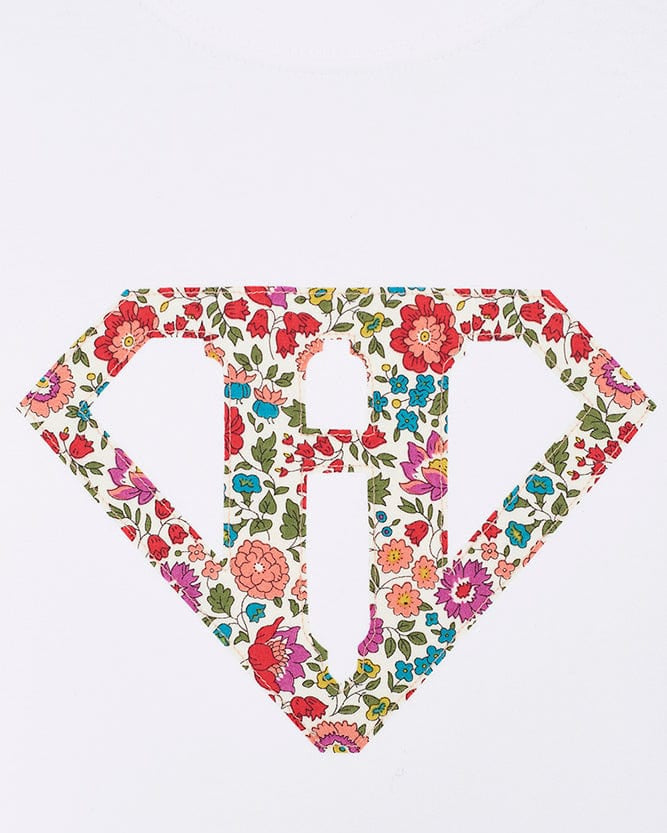 Magnificent Stanley Tee Superhero White T-Shirt in choice of Liberty Print