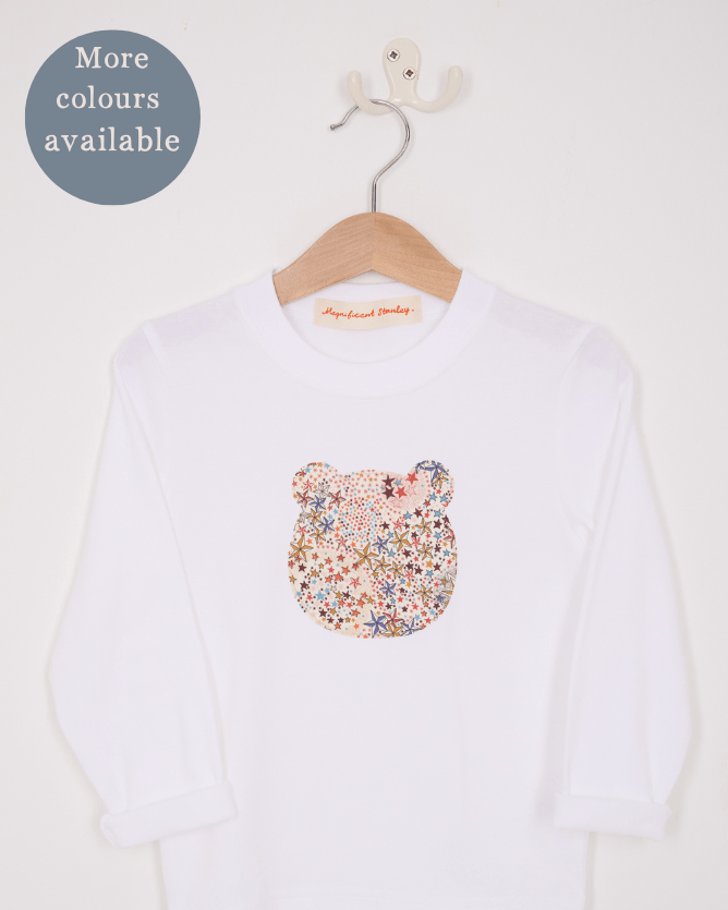 Magnificent Stanley Tee Teddy T-Shirt in Choice of Liberty Print