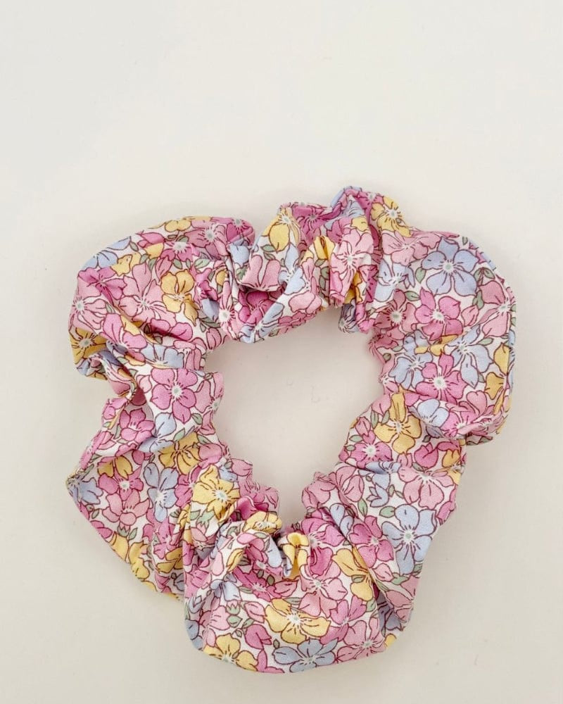Liberty print hair scrunchie in Sadie Rose