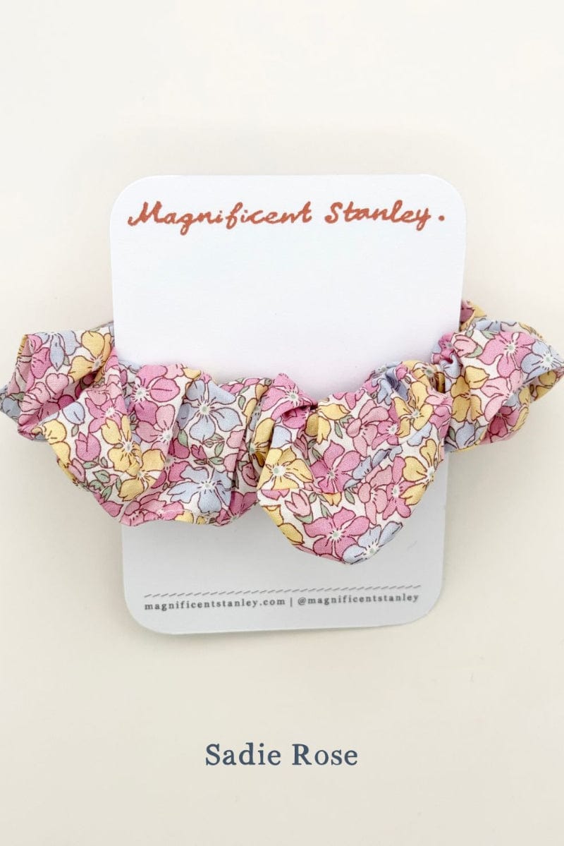 Magnificent Stanley Liberty print hair scrunchie in Sadie Rose