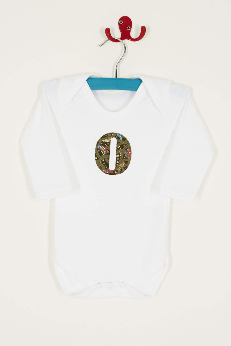 Magnificent Stanley Bodysuit Personalised Bodysuit in Hackney Road Green Liberty Print
