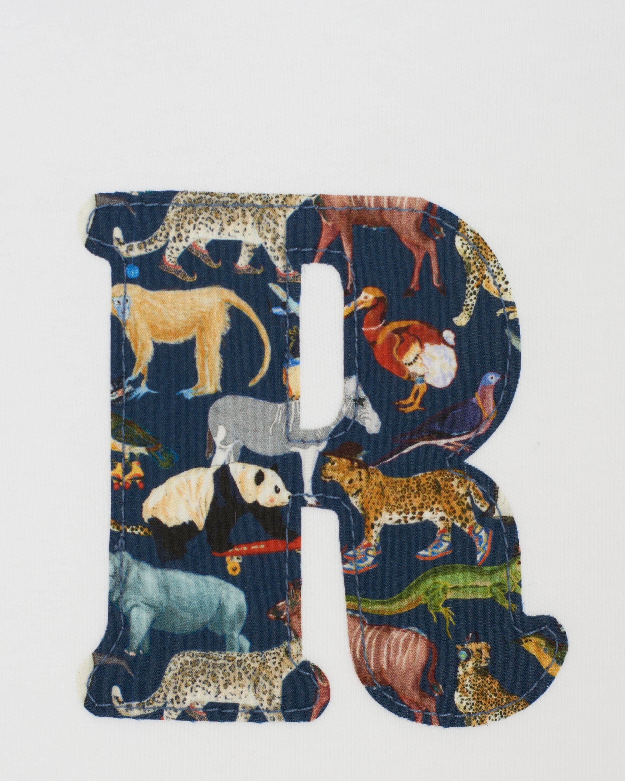 Magnificent Stanley Bodysuit Personalised Bodysuit in Quey 2 Liberty Print