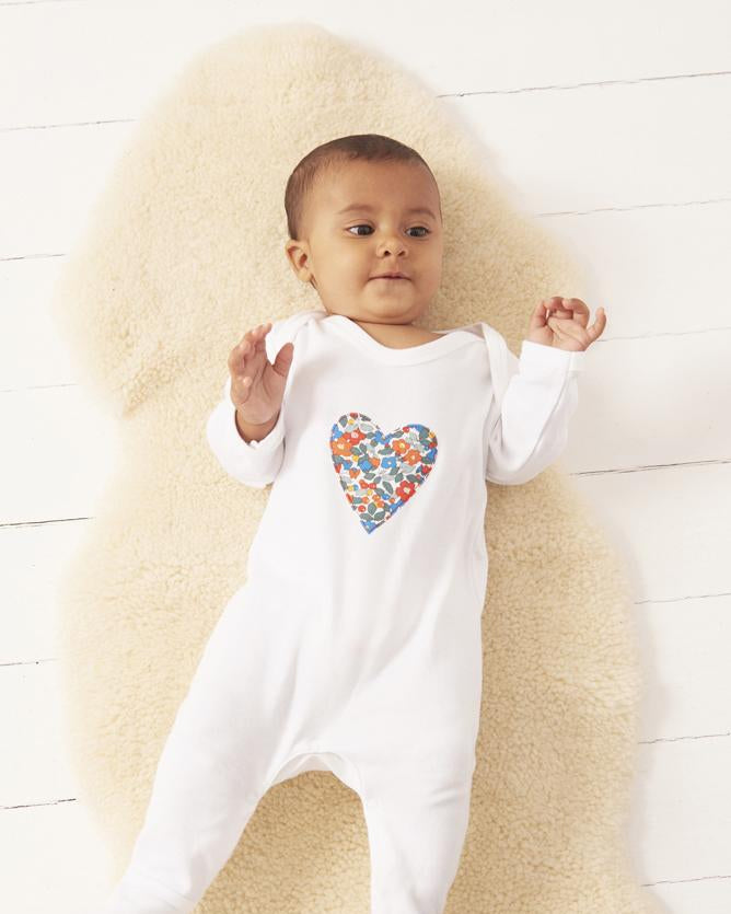 Magnificent Stanley Romper Heart Cotton Romper in choice of Liberty Print