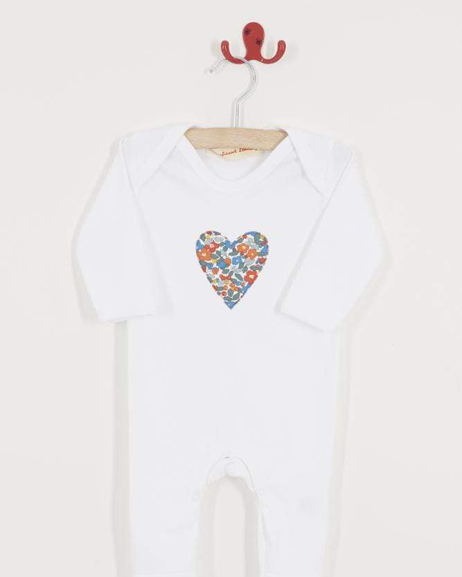 Magnificent Stanley Romper Heart Cotton Romper in choice of Liberty Print