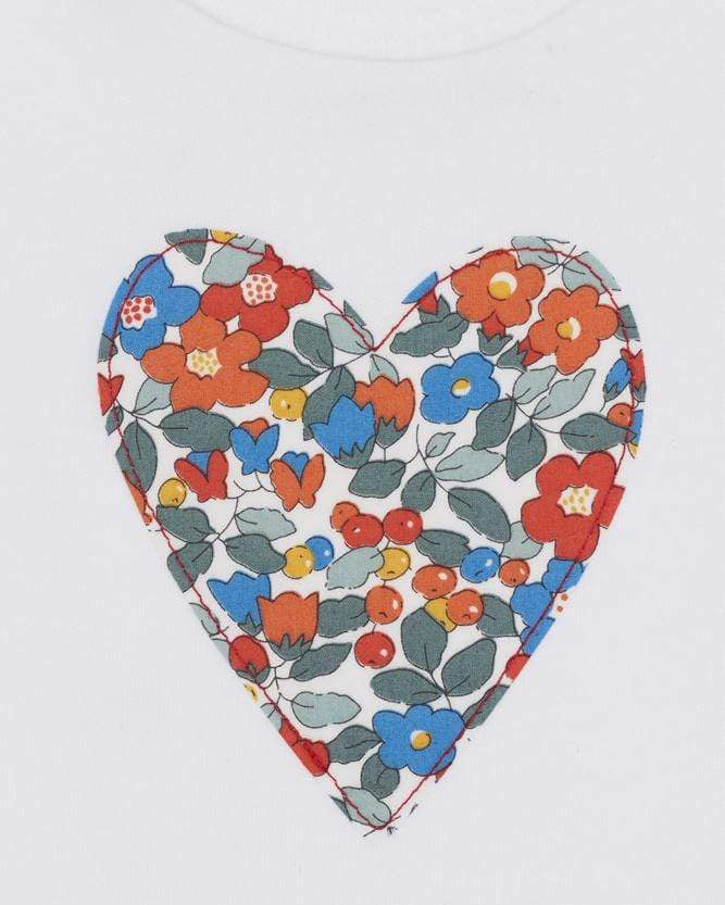 Magnificent Stanley Romper Heart Cotton Romper in choice of Liberty Print