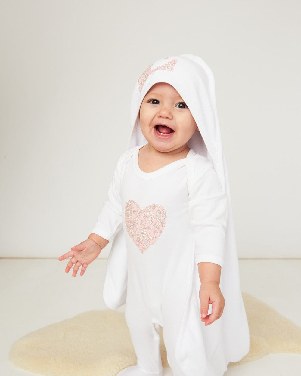 Magnificent Stanley Romper Heart Cotton Romper in choice of Liberty Print