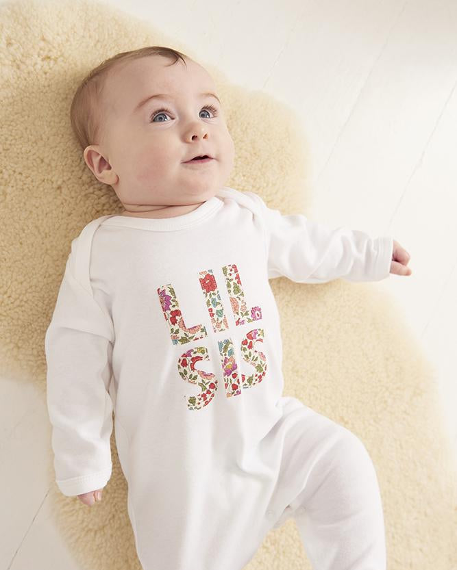 Magnificent Stanley Romper LIL' SIS Cotton Romper in Choice of Liberty print
