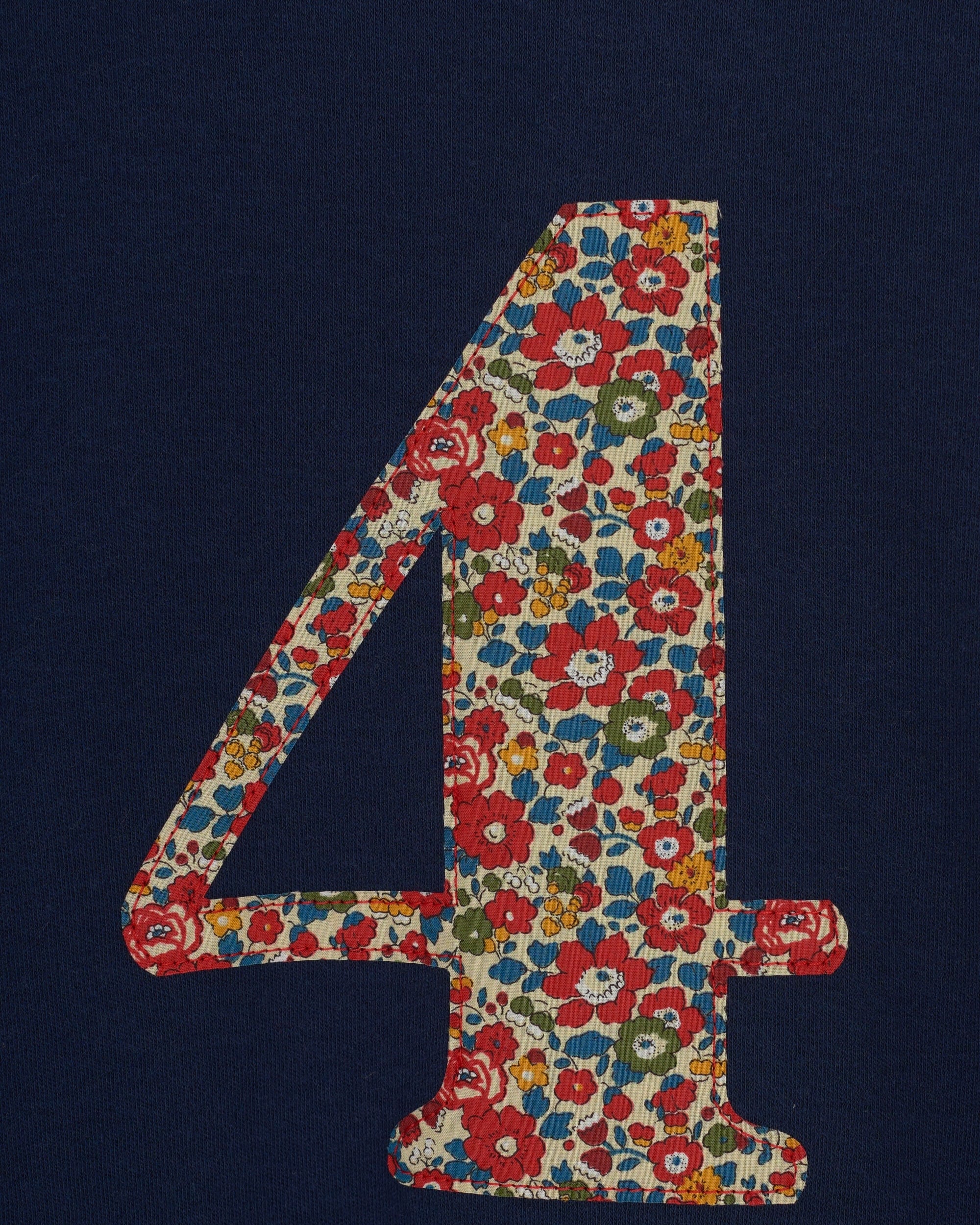 Magnificent Stanley Tee Number Navy T-Shirt in Betsy Ann Liberty Print