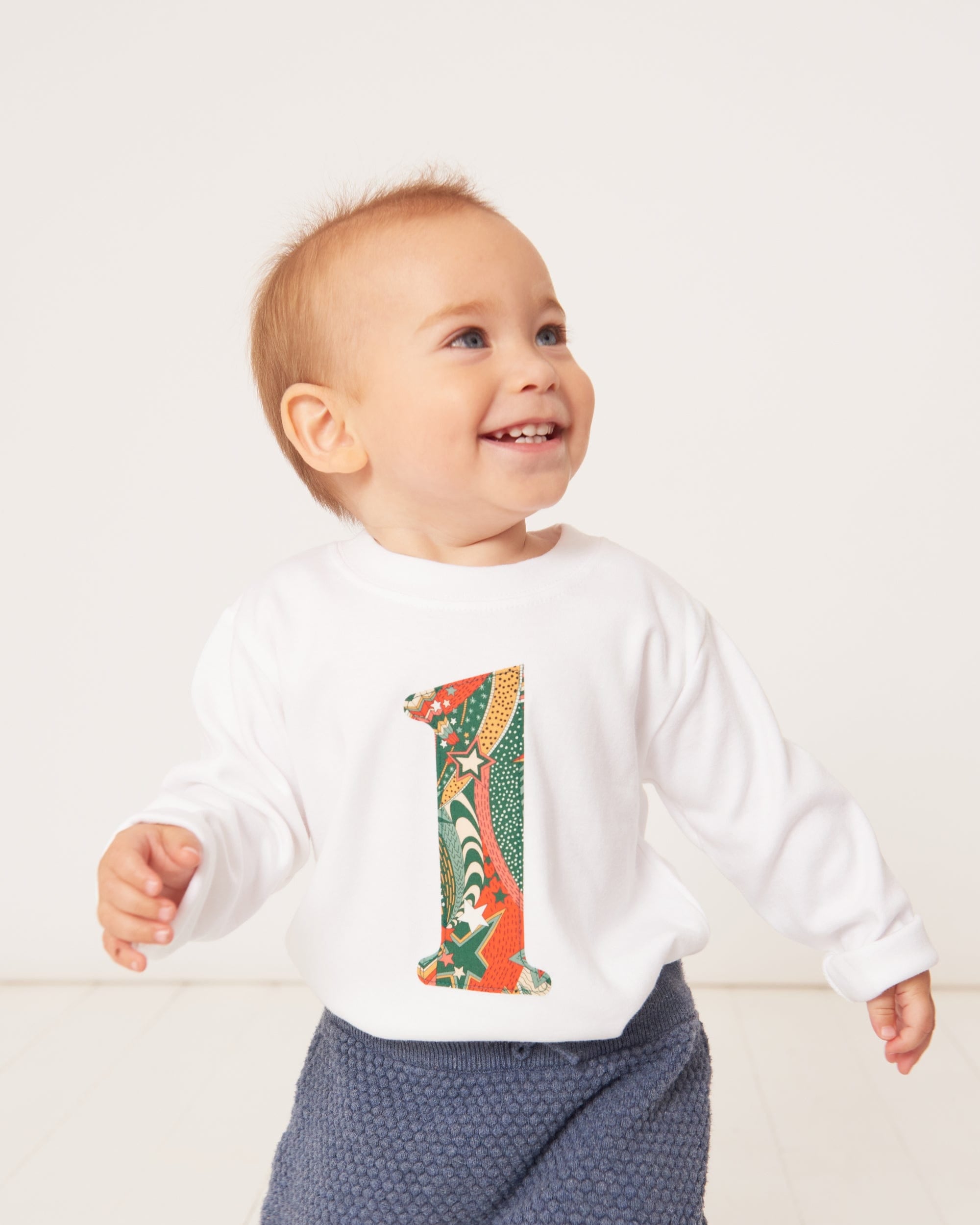 Magnificent Stanley Tee Number White T-Shirt in My Little Star Liberty Print