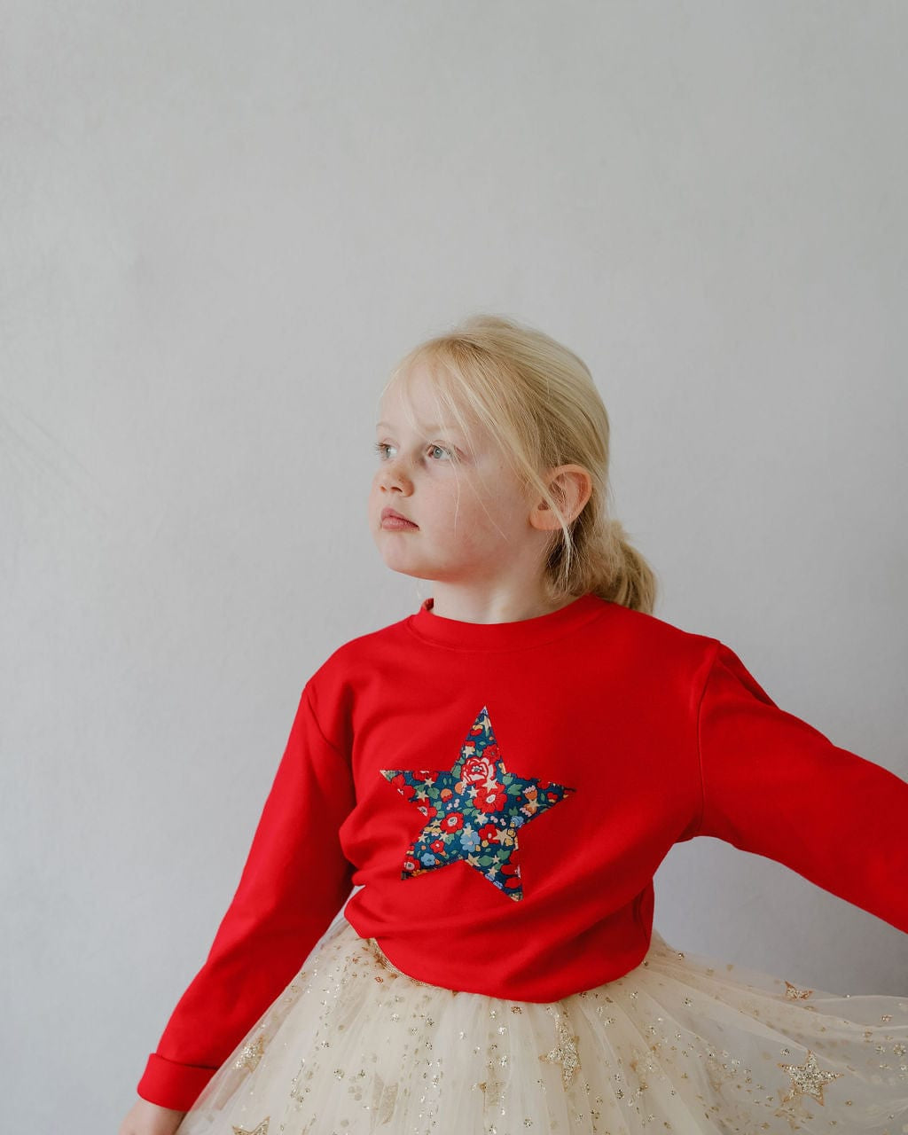 Magnificent Stanley Tee READY Red Star T-Shirt in Betsy Star Print