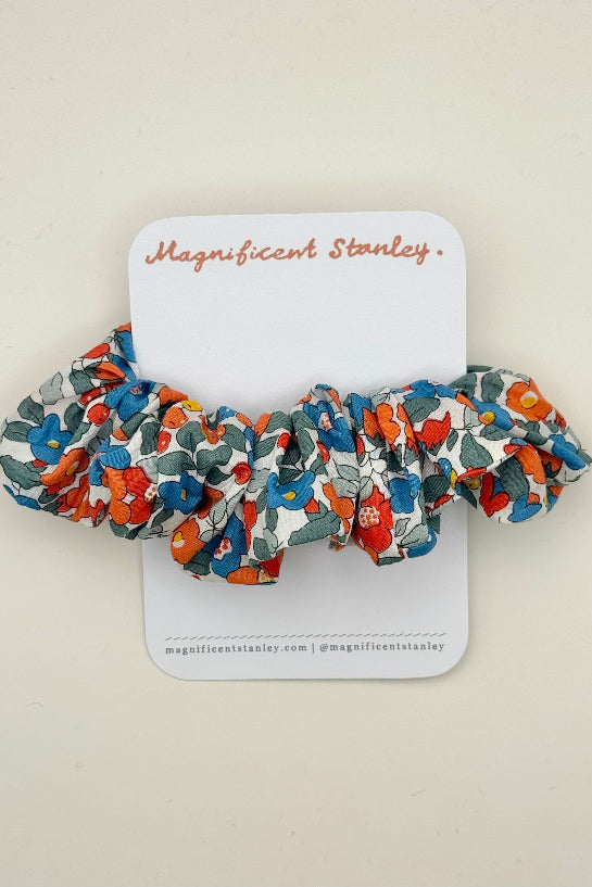 Magnificent Stanley Liberty print hair scrunchie in betsy berry