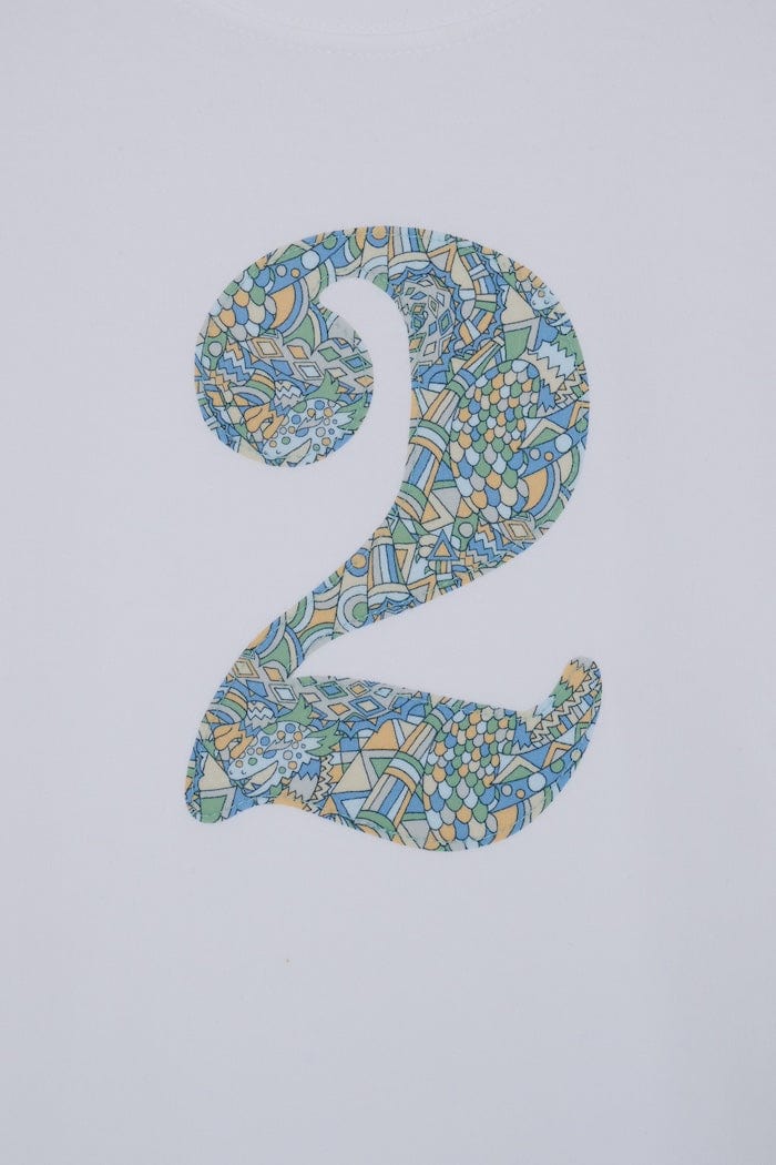 Magnificent Stanley Tee Number White T-Shirt in Brave Noah Liberty Print