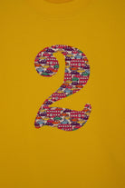 Magnificent Stanley Tee Number Yellow T-Shirt in Hop On Hop Off Red Liberty Print