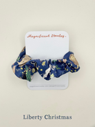 Magnificent Stanley Liberty print hair scrunchie in christmas liberty