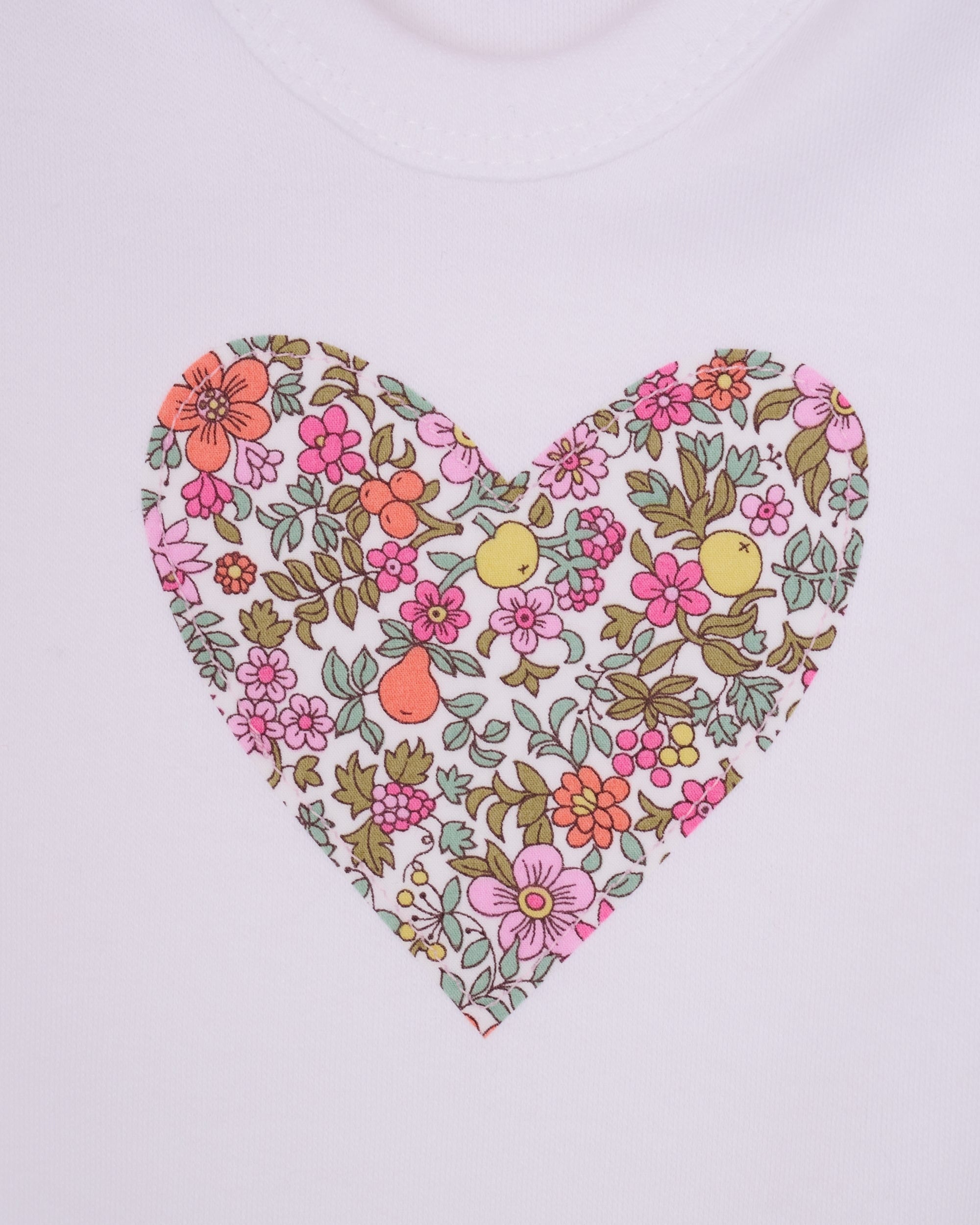 Magnificent Stanley Bodysuit Heart Cotton Bodysuit in choice of Liberty Print