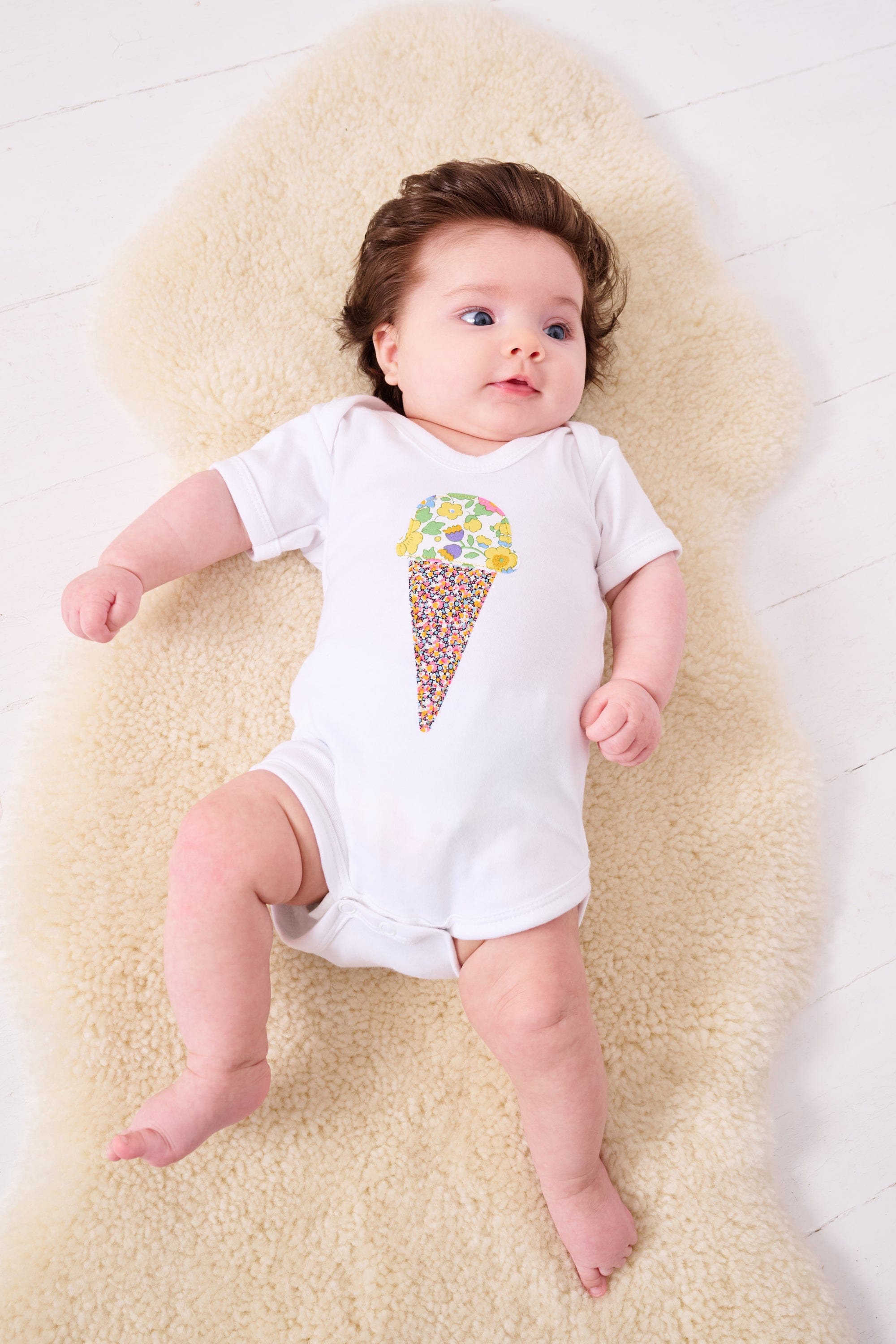 Magnificent Stanley Bodysuit Ice Cream Bodysuit in Liberty Print