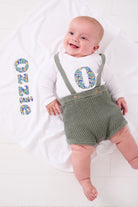 Magnificent Stanley Bodysuit Personalised Bodysuit in Hop On Hop Off Liberty Print