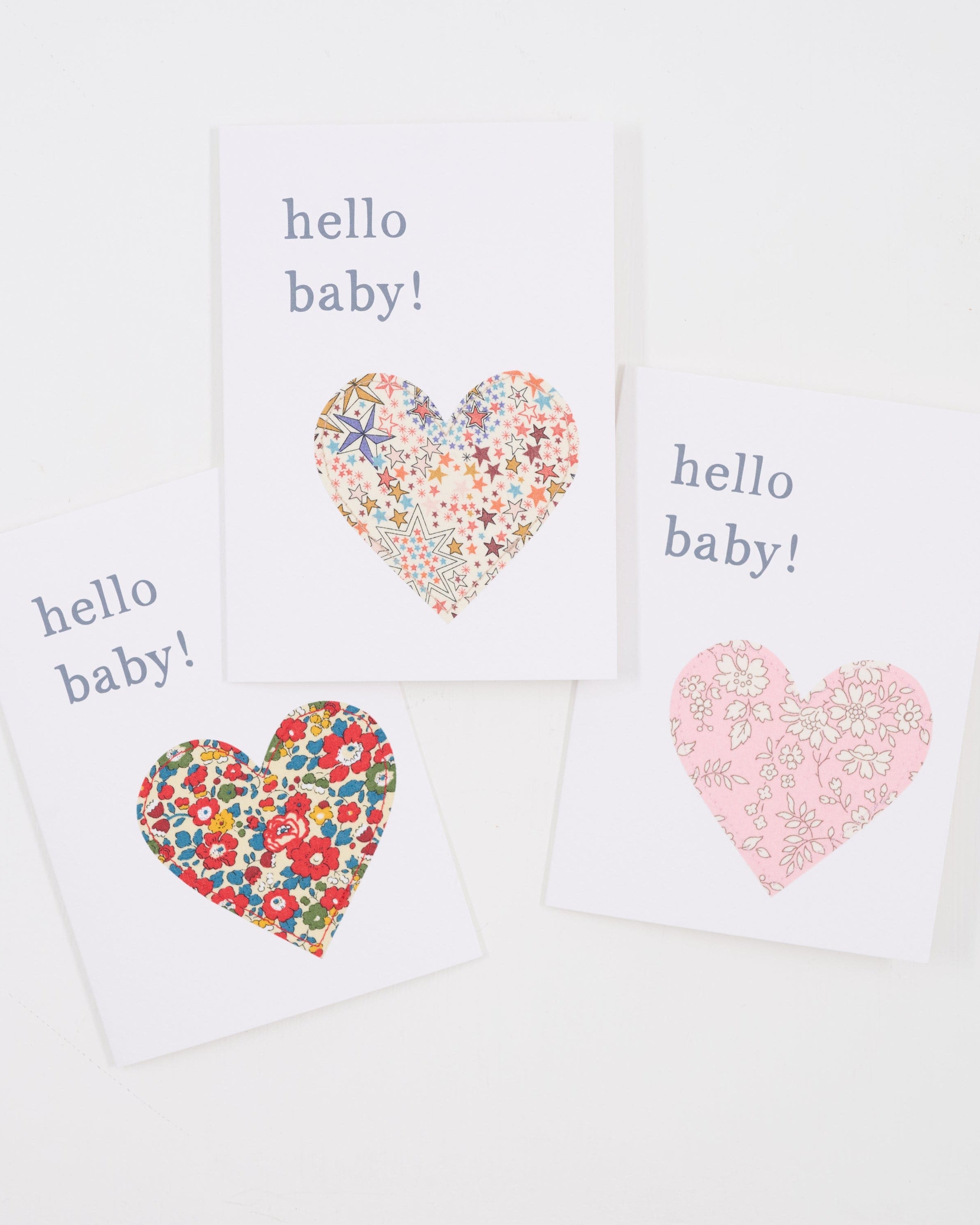 Magnificent Stanley Liberty Print New Baby Card